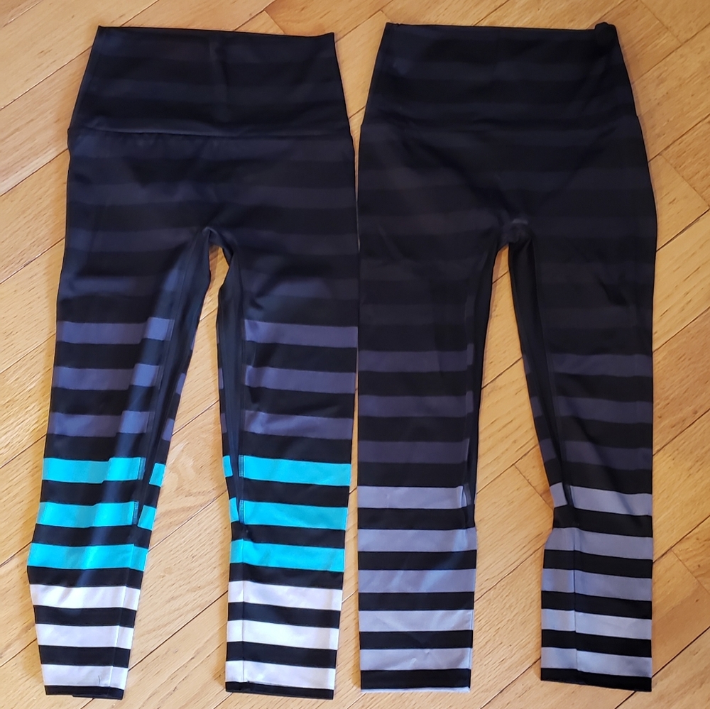 LOT OF 2 PAIR K-Deer Capris Leggings